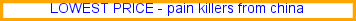 Pain killers recipe